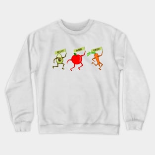 Fruit and vege Crewneck Sweatshirt